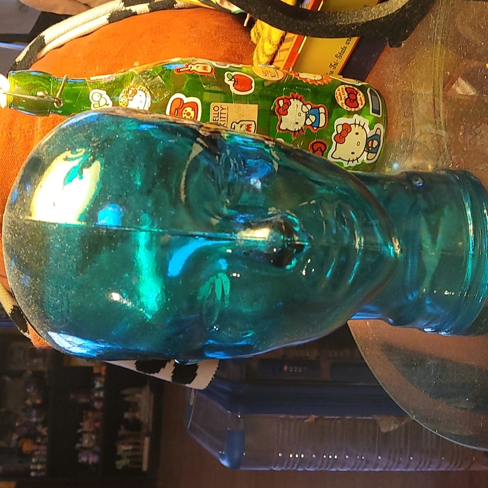 Blue Glass Head